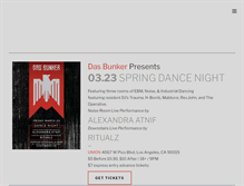 Tablet Screenshot of dasbunker.org